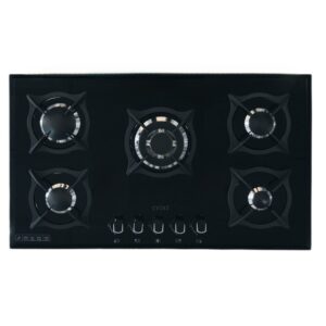 اجاق گاز پنج شعله شیشه سیکاس کد 506