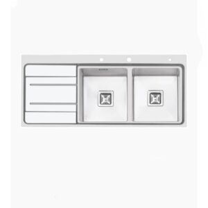 سینک پرنیان استیل 50*120 توکار فانتزی کد PS1240