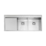 سینک پرنیان استیل 50*120 توکار فانتزی کد PS4230