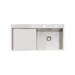 سینک پرنیان استیل 50*100 توکار فانتزی کد PS4231