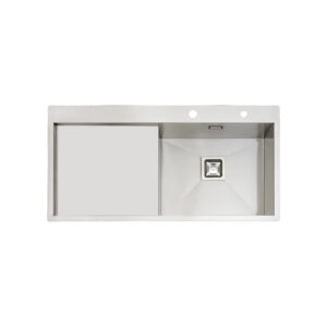 سینک پرنیان استیل 50*100 توکار فانتزی کد PS4231