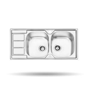 سینک پرنیان استیل 50*100 توکار کد PS1217