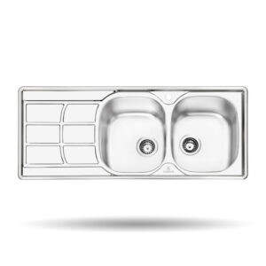 سینک پرنیان استیل 50*120 توکار کد PS1209