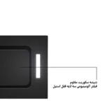 هود مخفی تمام شیشه سیکاس لمسی موتور فلز کد 122 - Image 5